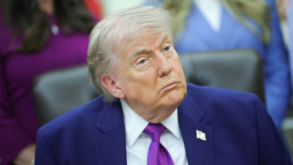 Donald Trump's recent White House speech has the internet questioning his health again