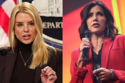Georgia man charged over alleged online death threats against Pam Bondi and Kristi Noem.