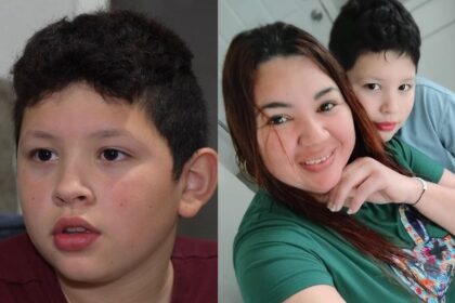 10-year-old Wilfredo Gomez, who is originally from Venezuela, has been separated by ICE from his mother since December. (Image Credit: X/ @JoaquinCastrotx)