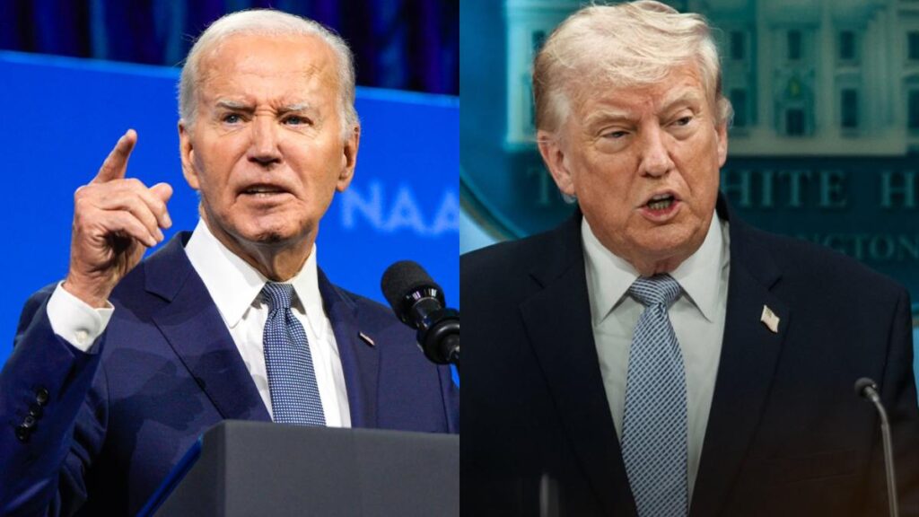 Trump's Justice Department settles case tied to Twitter claim. (Image Credits-@JoeBiden/@TheWhiteHouse/X)