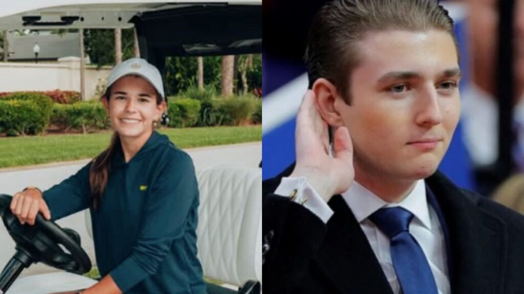 Kai Trump reacts to viral theory about Barron Trump, firmly rejecting time travel claims.