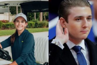 Kai Trump reacts to viral theory about Barron Trump, firmly rejecting time travel claims.