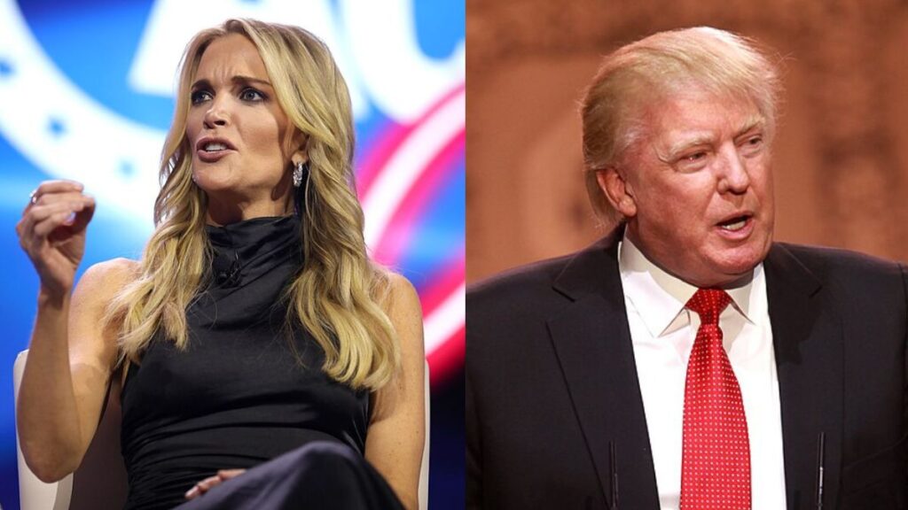 Megyn Kelly (L) delivered a sharp critique of President Donald Trump (R) amid increasing gasoline prices in the US. (Image Credits: Gage Skidmore/ Wikimedia Commons (CC BY-SA 2.0)