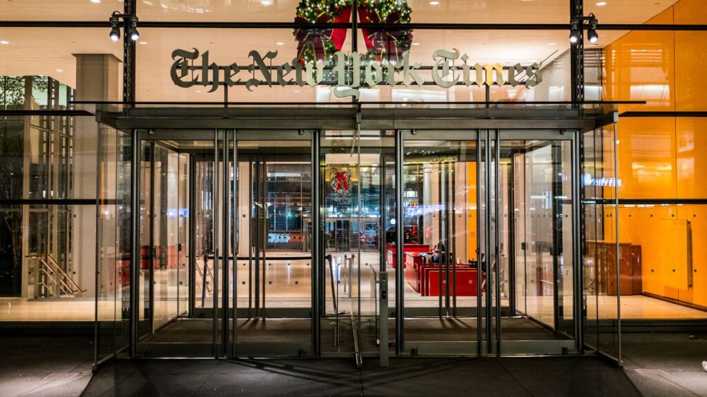 Equal Employment Opportunity Commission (EEOC) files a lawsuit against The New York Times.