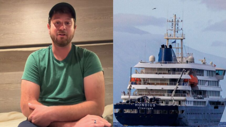 Passenger on ship with hantavirus outbreak shared update in an emotional video