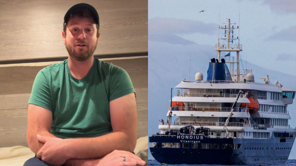 Passenger on ship with hantavirus outbreak shared update in an emotional video