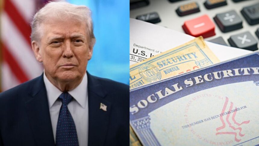 Report says Trump administration Medicare system leaked sensitive provider data. (left- X/@WhiteHouse) and (right- via Canva).