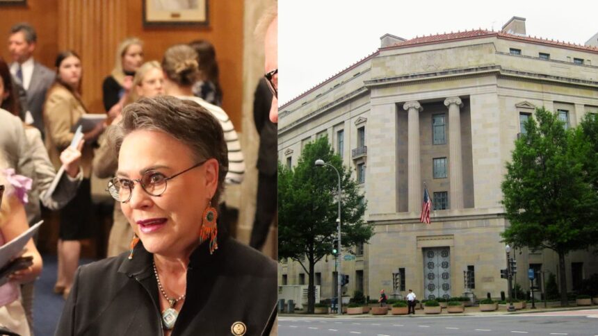 Republican Rep under fire for claims targeting SPLC after DOJ charges. (left- X/@RepHageman) and (right- Flickr/ Wally Gobetz).