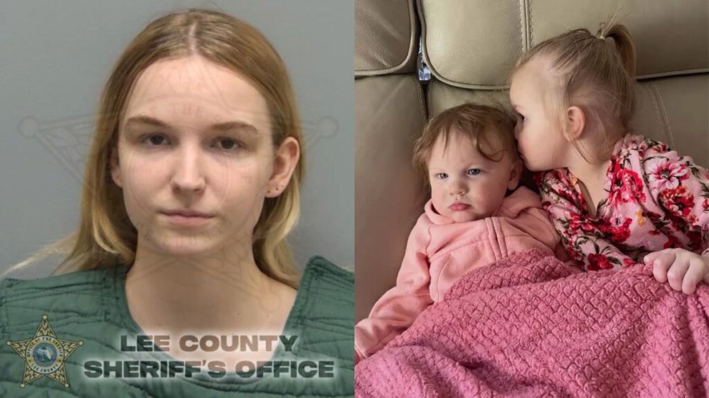Texas mom Laura Nicholson was charged with two counts of injury to a child after her two toddlers were reportedly found with cocaine in their blood at the time of passing. (Image Credit: Lee County Sheriff’s Office/ X; GoFundMe)