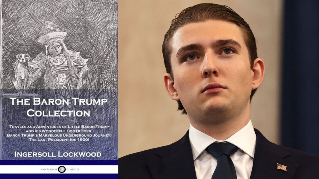 The internet claims that an 1893 book is proof that Barron Trump is a time traveller