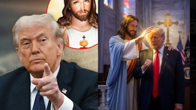 Trump's repeated Jesus Christ imagery has crossed a line.