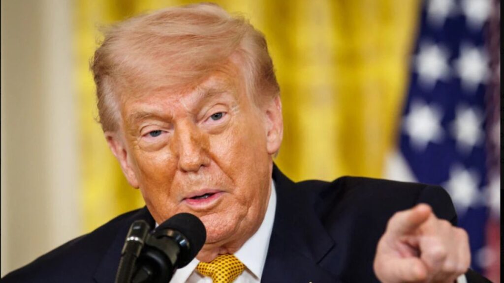 Donald Trump calls Iran leaders "lunatics" as Strait of Hormuz condition worsens.