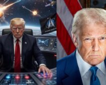 Trump Faces Ridicule After Posting Bizarre AI Images With Aliens and Missiles