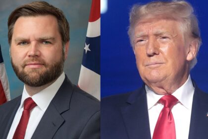 Vice President JD Vance (L) is emerging as one of the top probable Republican contenders to succeed Donald Trump’s (R) presidency in 2028. (Image Credit: United States Congress/ Wikimedia Commons; Gage Skidmore/ Wikimedia Commons (CC BY-SA 2.0)
