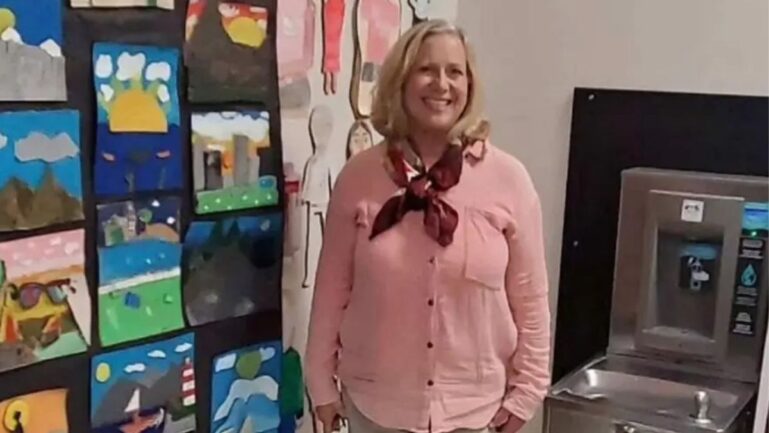 Karen Whitmire Savage, 63, was fired from Glenn Barrington Middle School in Florida after she allegedly hung a Black doll by its neck during class. (Image Credit: Facebook/ Nina Williams)