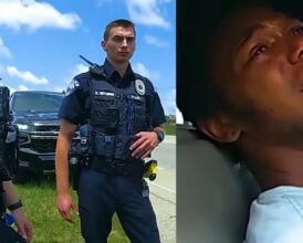 Illinois Police Bodycam Shows Couple Arrested After Woman Tries to Bite During Traffic Stop  — ‘If You Hit Him Again…’