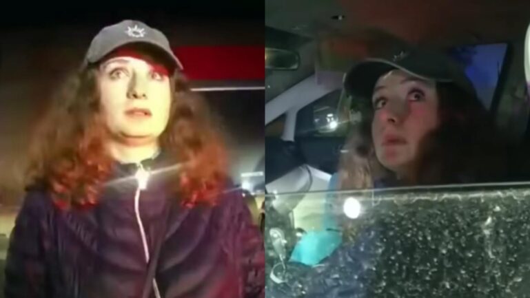 The Driver was arrested at Fox Lake Police traffic stop tied to unlicensed driving and ID claims. (Image Credits-@Crime Time Cam/YouTube)