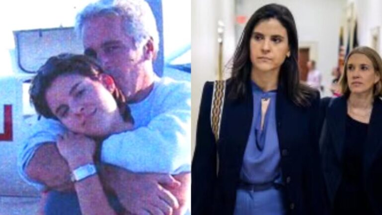 Sarah Kellen testifies in a House Oversight Committee probe against Jeffrey Epstein and Ghislaine Maxwell. (Image Credits-@sgtnewsnetwork and @MarioNawfal/X)