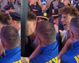 Cop Slams Knicks Fan’s Head Into Pole Amid Celebrations Outside MSG—Viral Video Sparks Brutality Debate