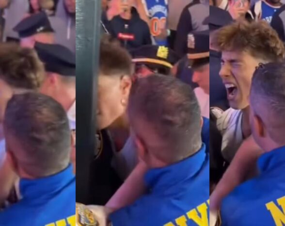 Cop Slams Knicks Fan’s Head Into Pole Amid Celebrations Outside MSG—Viral Video Sparks Brutality Debate