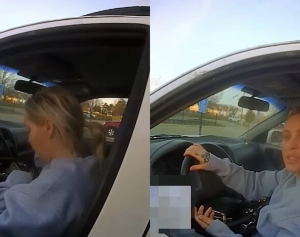 Iowa Police Body Cam Captures Mom Carrying Dr*gs Telling Lie After Lie—Until Her Own Kid Accidentally Exposed Her