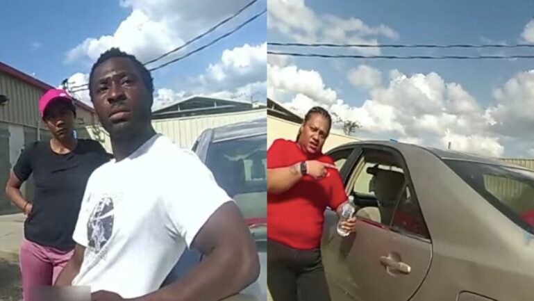 Bodycam video of the police finding a 3-year-old alone inside a car on a hot day