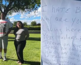 Idaho Black Couple Confronts White Neighbor Over ‘I Hate Blacks’ Note Stuck on Door—Woman’s Odd Reason Convinces Noone