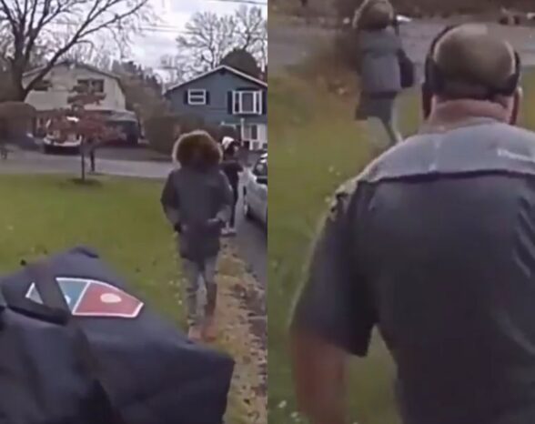 Doorbell Cam Reveals Elderly Domino’s Pizza Delivery Man’s Chilling Words Seconds Before Thieves Snatched His Bag and Ran—’I Gotta Get…’