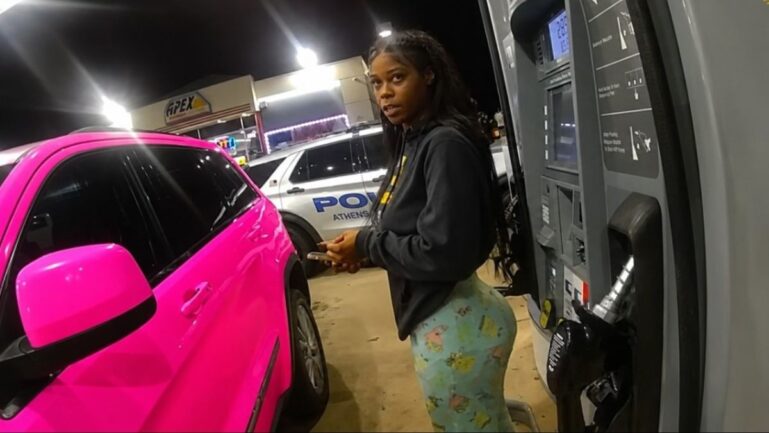 Florida woman arrested after a late-night domestic dispute at a gas station,