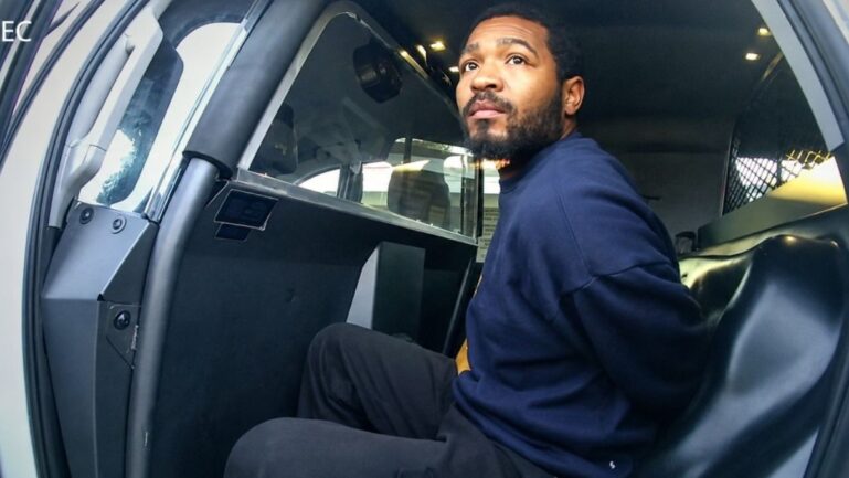 Police arrested a father over his plan to leave a 4-year-old alone in the car.