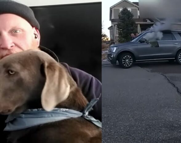Police Bodycam Shows Colorado Deputy Smashing Burning SUV Window To Save a Life—’That Officer Is a…’