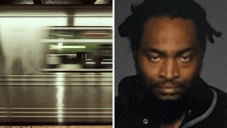 Manhattan Subway Shover