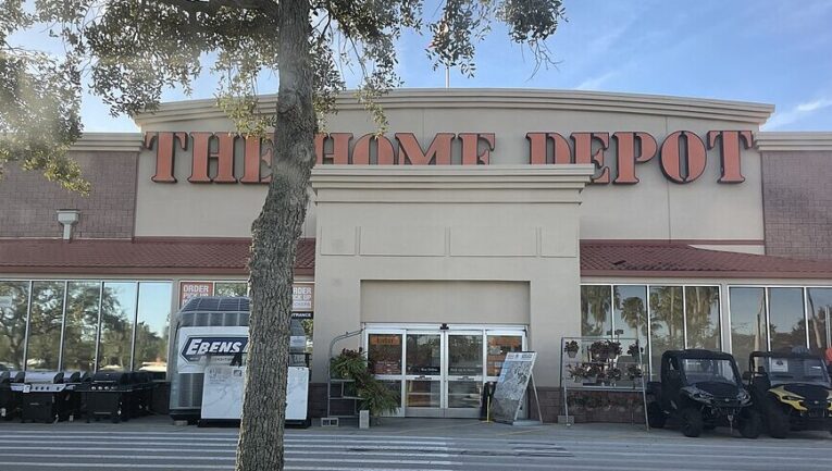The mother was shot in a home depot in florida