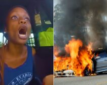 Nevada Police Bodycam Shows ‘Absolute Psycho’ Woman Setting Cop Car on Fire—Her ‘What I Got in My Hand?’ Threat at Jail Turns Ugly Fast