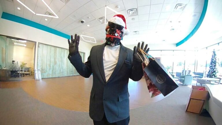 Police Bodycam Shows Texas Man’s ‘Festive’ Bank Robbery Fail
