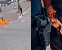 Oklahoma Police Release Surveillance Video of Molotov Cocktail Attack at Busy Intersection—Suspect’s Odd Reaction Helps Cops In Arrest