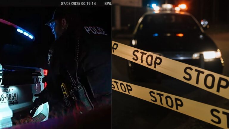 police takes down shooter after a long ambush