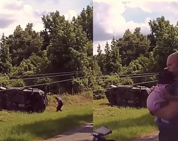 Arkansas Police Dashcam Shows Cop Saving Three-Month-Old From Electrified SUV—Dad Did Something Unbelievable