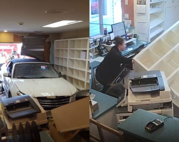 Surveillance Cam Shows Terrifying Moment Driver Plows Into North Carolina Animal Hospital—Owner’s Admission Explains Why Everyone Survived Miraculously