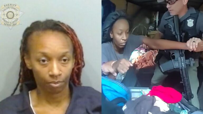 Atlanta police arrested Lakesha Brown, 42, on August 17 inside a trailer at the Gateway South Apartment on Sylvan Road.