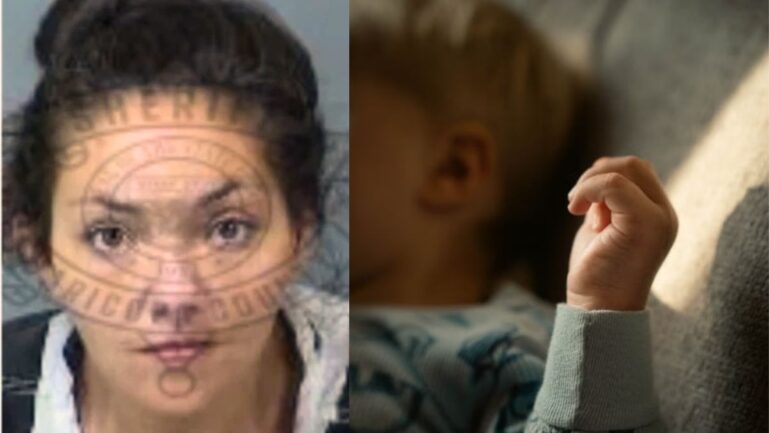 Amy Shellhammer, a 31-year-old Arizona mother, had left the toddler alone in the un-air-conditioned garage.