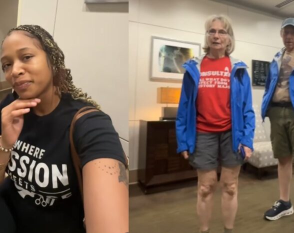 Black Hairstylist Waits for Client, Gets Questioned by Elderly Couple in D.C. Lobby—Viral Video Ignites White Privilege Debate