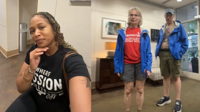 Black hairstylist harassed in Washington D.C. by white couple while waiting for a client in an apartment lobby